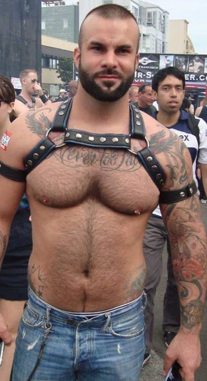 Porn Pics Fur, Tats, Leather and Scruff...