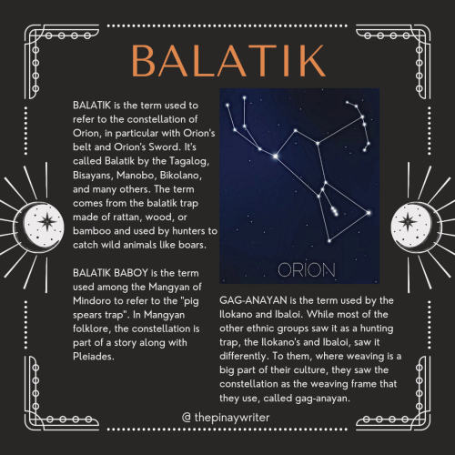 Filipino Ethnoastronomy How did our ancestors see the stars? What did they associate them with? How 