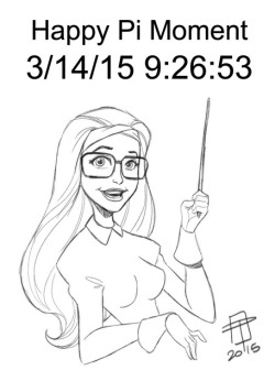 ferdisanerd:Honey Lemon likes Pi by CallMePo3.141592653…  Happy Pi Moment!  It’s like Pi(e) day (March 14) but with that little bit extra for being 2015 and the whip cream of the perfect moment