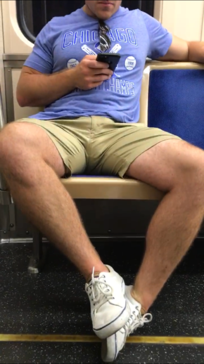 Model jerking off subway gym