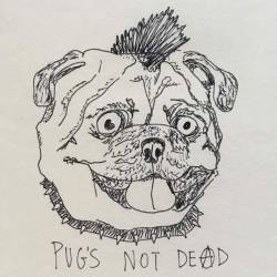 dreamsandmusicaremyreality: Pug’s not dead   Credits to my friend Alec 👌 