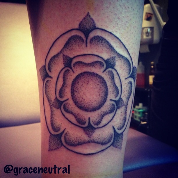 Grace Neutral — A Tudor Rose 🌹 #tattoo #tattoos #tudor #tudorrose...
