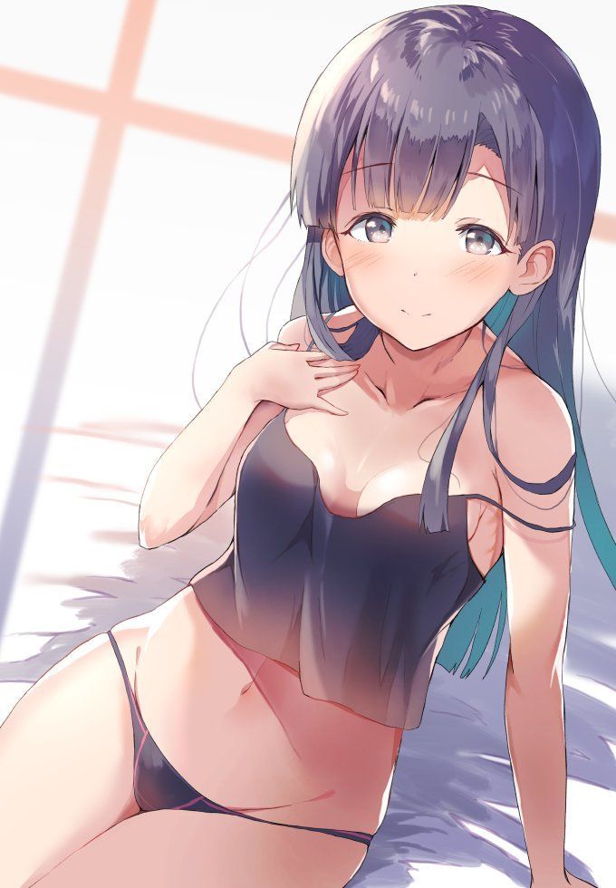 【二次・ZIP】可愛さもエロスもある黒下着の美少女画像 | 桃色虹画像