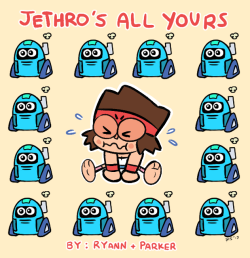 ryannshannon: Jethro’s All Yours airs tonight on CN!! This was the very first episode @parkerrsimmons and I wrote/boarded together on the show! Check it out if you can! 