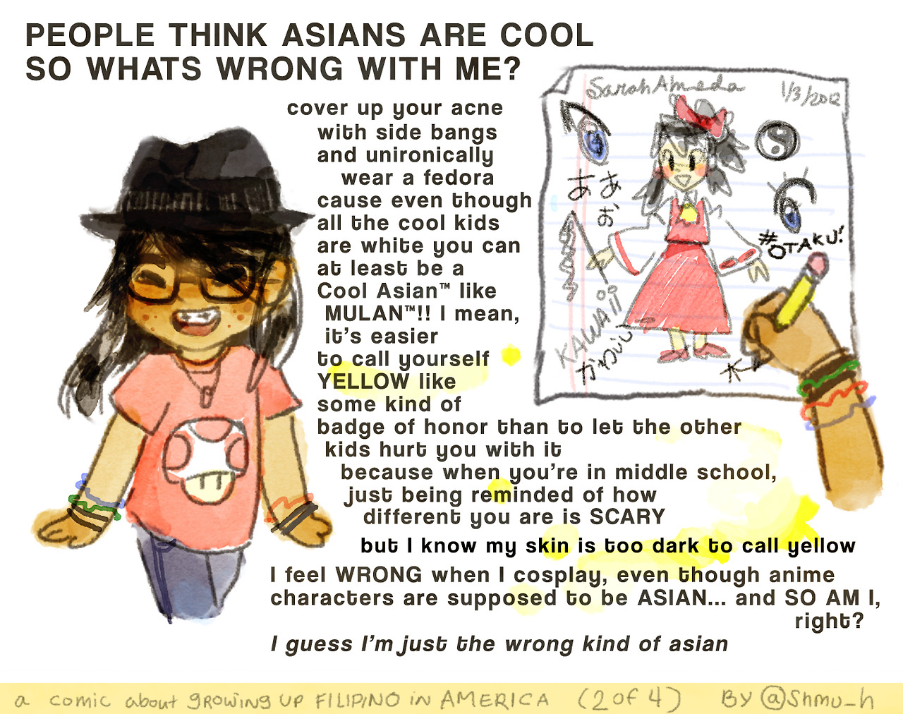 shmu-h:  a comic about growing up a queer filipino artist in america(notes: please
