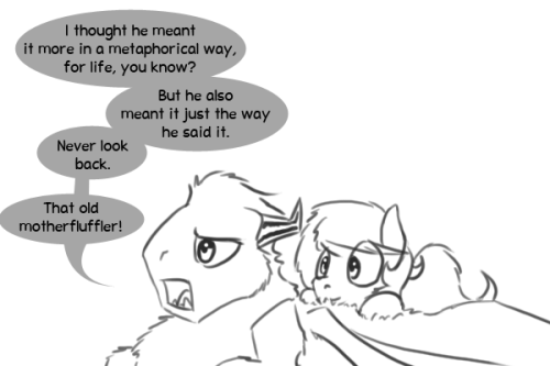 D'aww, poor Grey >w<
