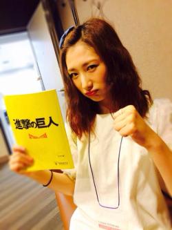 Takeda Rina (SnK Live Action’s Lil) poses