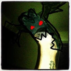 Cray Cray Bat Eating My Foot!  #Snapchat #Lol #Foot #Bat #Tattoo #Sexy