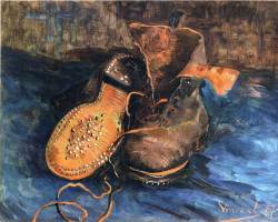 vincentvangogh-art:  A Pair of Shoes, 1887