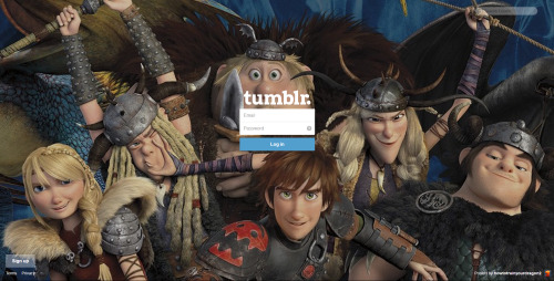 howtotrainyourdragon2: haddockofberk: wehavedragonsrpg: Ohhh yeah, look at the awesome login page I 