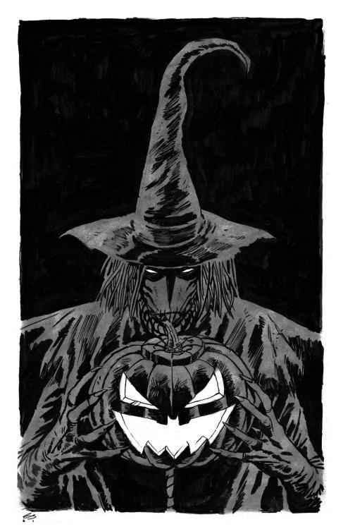 alphacomicsvol2:Tim Sale’s Scarecrow by Joshua Hixson