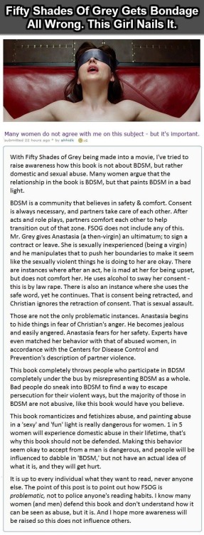 healthybdsm:lorrainelola:My friend wrote this article on Reddit and it is now going viral everywhere