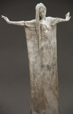 F-L-E-U-R-D-E-L-Y-S:       Beautifully Bronze Sculptures Of Elongated Women By Michael-James