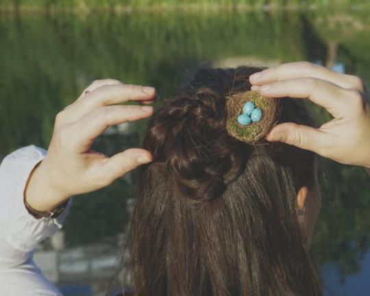 Bird’s Nest Hairpin from KiliMidi