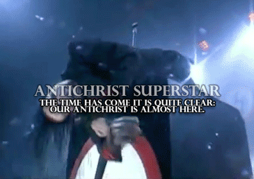 warshipmywreck1:  Some Of The Song’s From The Antichrist Superstar Album.