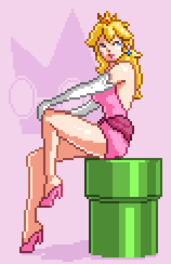 hiddentavern:  “Pin-up Peach” by Olsonmabob