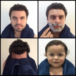 wannajoke:  Another shaving transformation