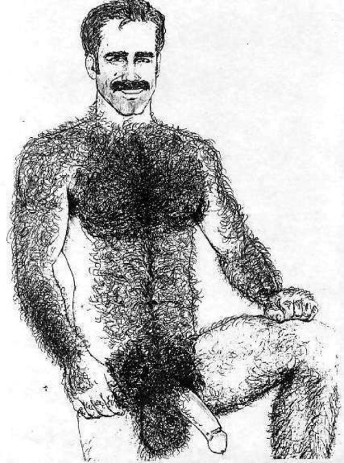 Un homme n'est jamais trop poilu !A man is never too hairy! 