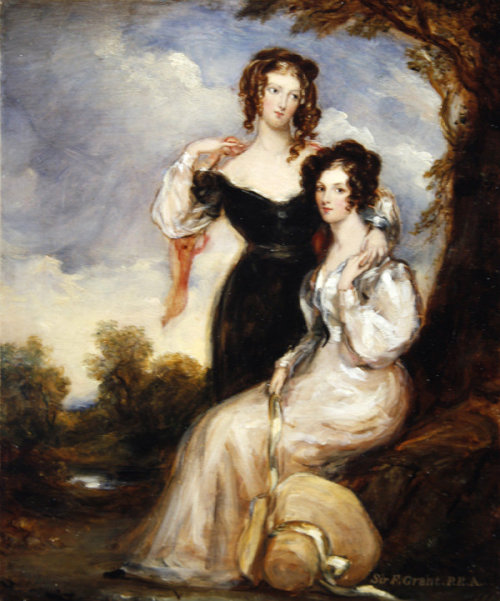 The Countess of Chesterfield and the Hon. Mrs George Anson by Sir Francis Grant, 1831 