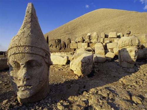 The Peak Of Mount Nemrut Turkey.