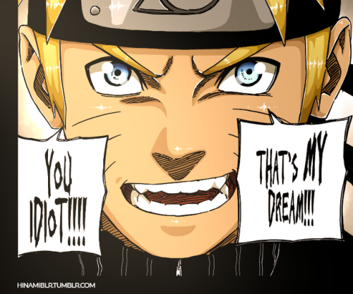“that’s my dream!!!”Naruto - Chapter 594