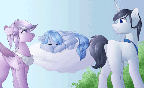 askbubblepop:Zzzzz… Support Bubblepop on Patreon! Featuring:@ask-astralnight@askpenwright<3