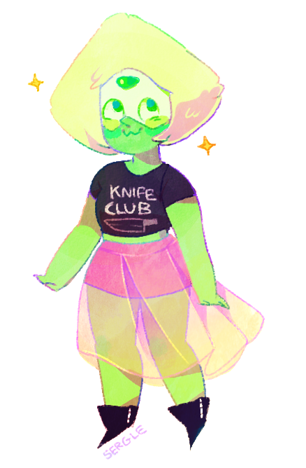 sergle:  anon requested peridot in dresses ✨sticker sheet! 