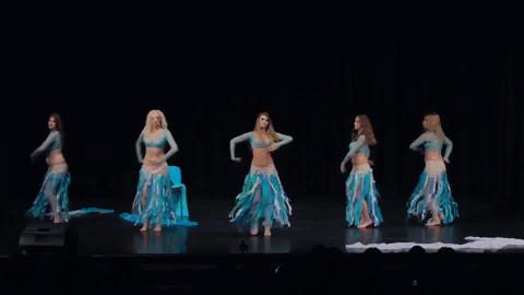 The Bellyrina Troupe performs “Evil Mermaids” @ Waves of Orient 2015sensuous movements: 