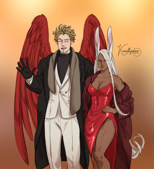 Black tie event Hawks & Miruko !! Do NOT repost without permission / use / copy / trace / etc !!