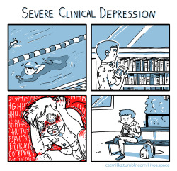 catmilks:  that thursday feeling. reading depressioncomix inspired me to do a little comic about my own day-to-day experience. 