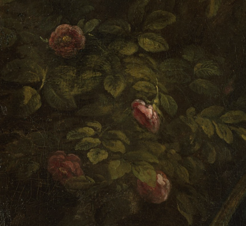 Detail of Virgin and Child with Saint Catherine of Alexandria by Anthony van Dyck (1630)