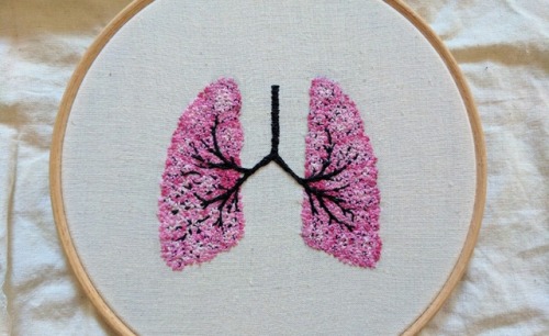 moleculart:embroidery: cherry blossom lungs