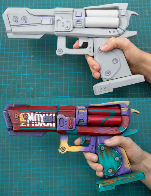 Did you know that EVA foam is just awesome for cosplay guns? I’m working on video tutorial for