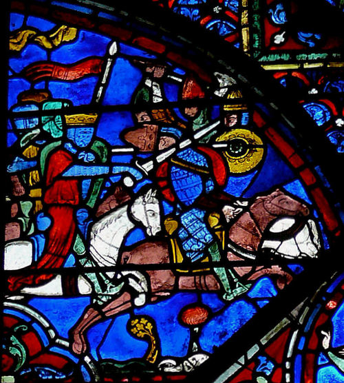 Stained glass windows from Chartres Cathedral, c. 1325