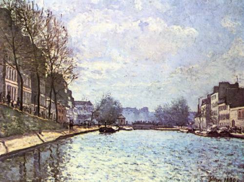 Alfred Sisley (1839-1899)first: View of Thames charing cross bridgesecond: View of the Canal Saint M