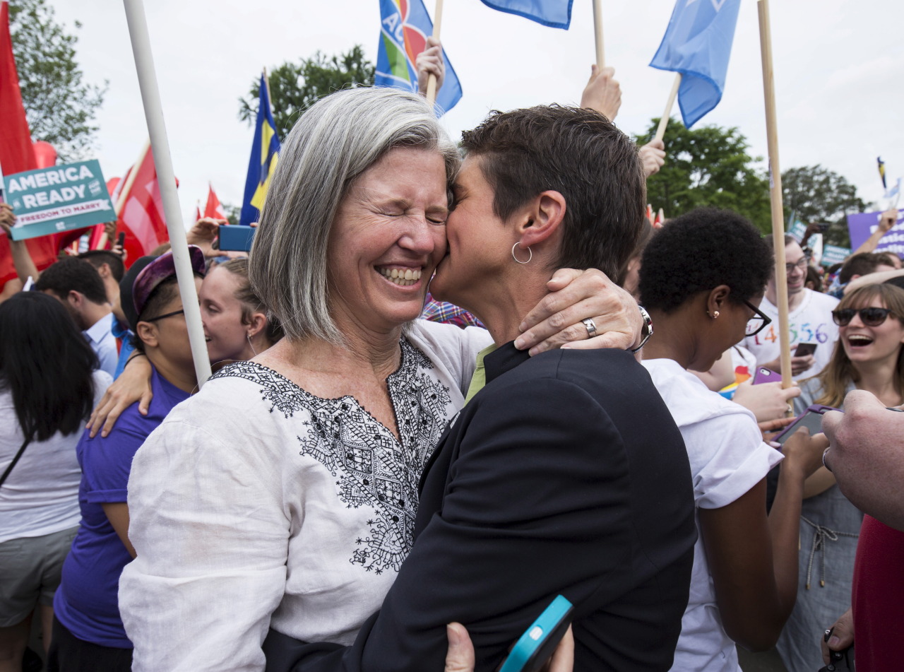 newshour:    The Supreme Court declared Friday that same-sex couples have a right