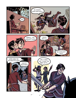 elefluff:  short hawrill comic I drew for the Girls! Girls! Girls! zine  page 1 | page 2 | page 3 