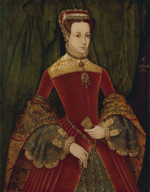 Portrait of a woman by Hans Eworth (1540-1573),