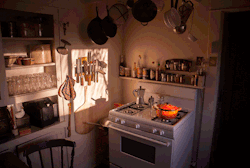 cozy-places: Our cozy kitchen in the late afternoon