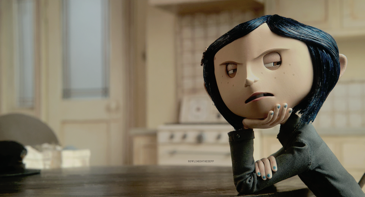 rowlinginthedepp:  I made a meme: favourite adaptions (1/?)- Coraline (2009)You probably