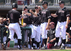 randyjockster:  Walker Pennington (9) congratulated