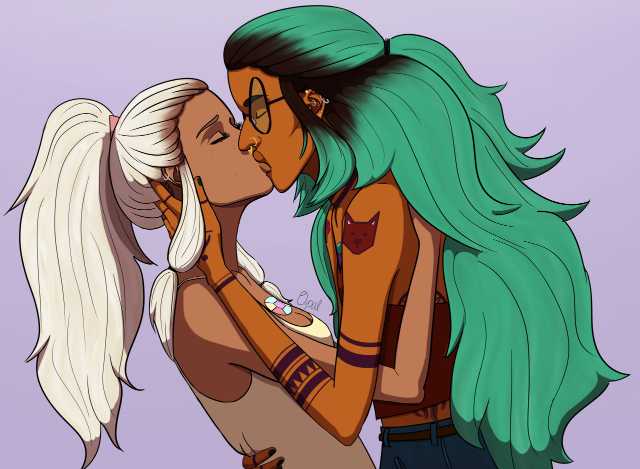 forever-shipping-lesbians:  this ship is literally impossible in canon and yet (also: