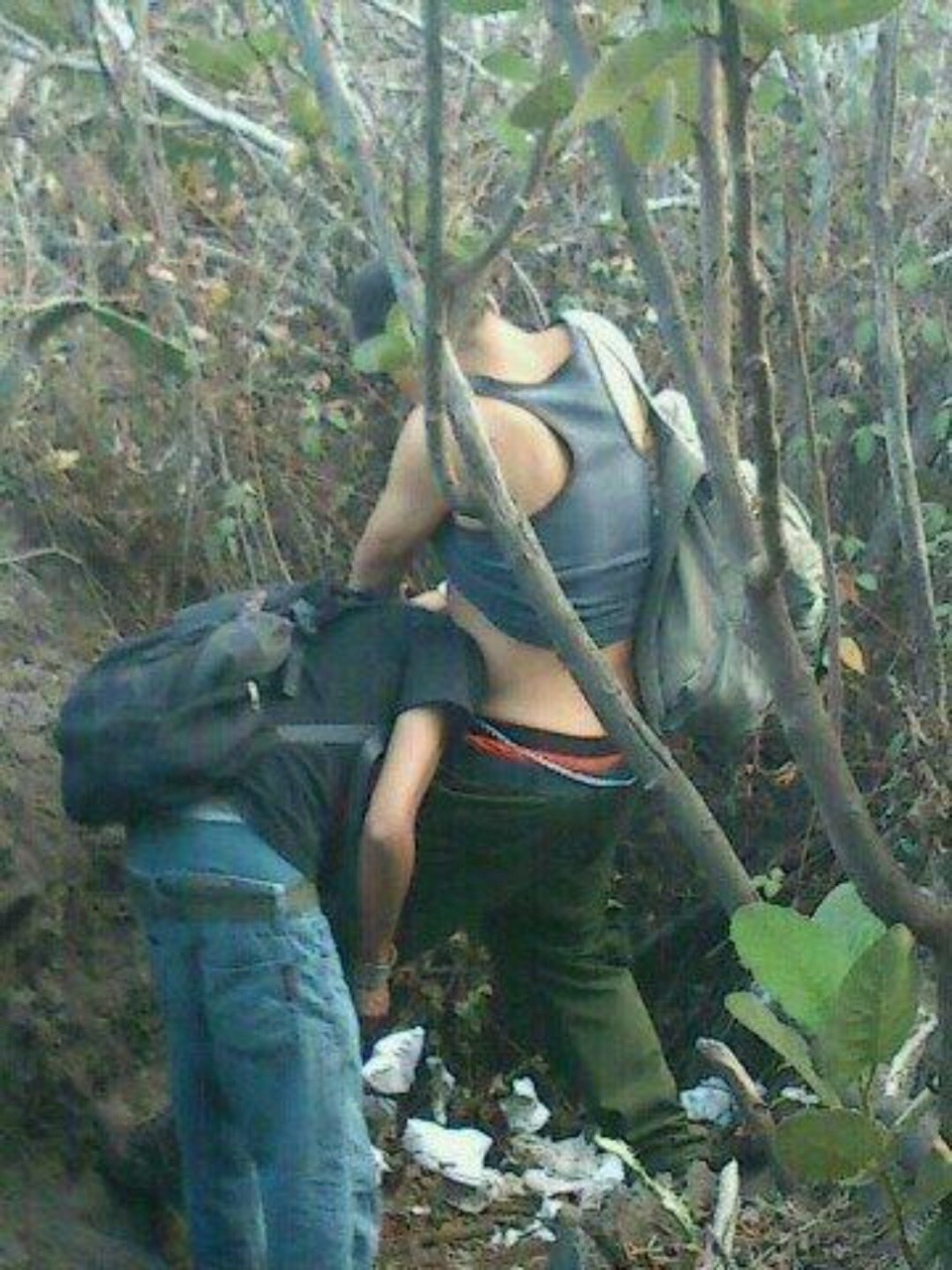 joshreed439:  This literally was done to me in high school, in the woods, after school.
