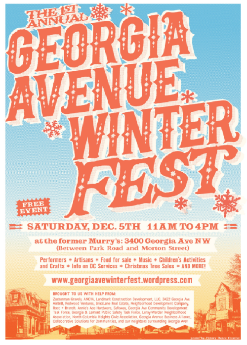 Join us at the 1st Georgia Avenue Winter Fest hosted by @Artomatic! The Festival is indoors at the f