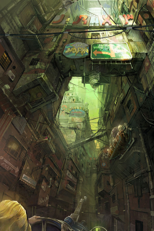 cinemagorgeous - Gorgeous concept art for GRAVITY RUSH by artist...