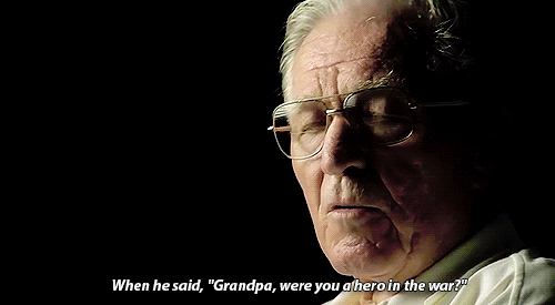 notnumbersix:  Listening to this man is an incredible experience. Listening to my husband explain the actions behind what I saw in Band of Brothers, then hearing him describe his and his family’s experiences in the military… I have no words.