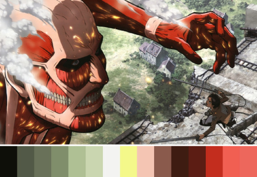 Attack on Titan (2013-)• Color palette requests  • Follow me on my personal Tumblr :)