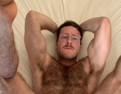 adammitchlove: Any guesses what this hairy cub is up to?  