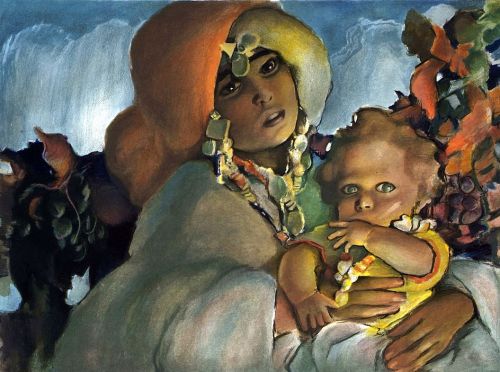 Mary and Child by Abel Pann (1883 – 1964)