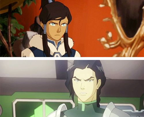 callmekuvira:It’s like Korra has to deal with overcoming a version of her past self. - Mike DiMartinoboth of them are hot~ <3